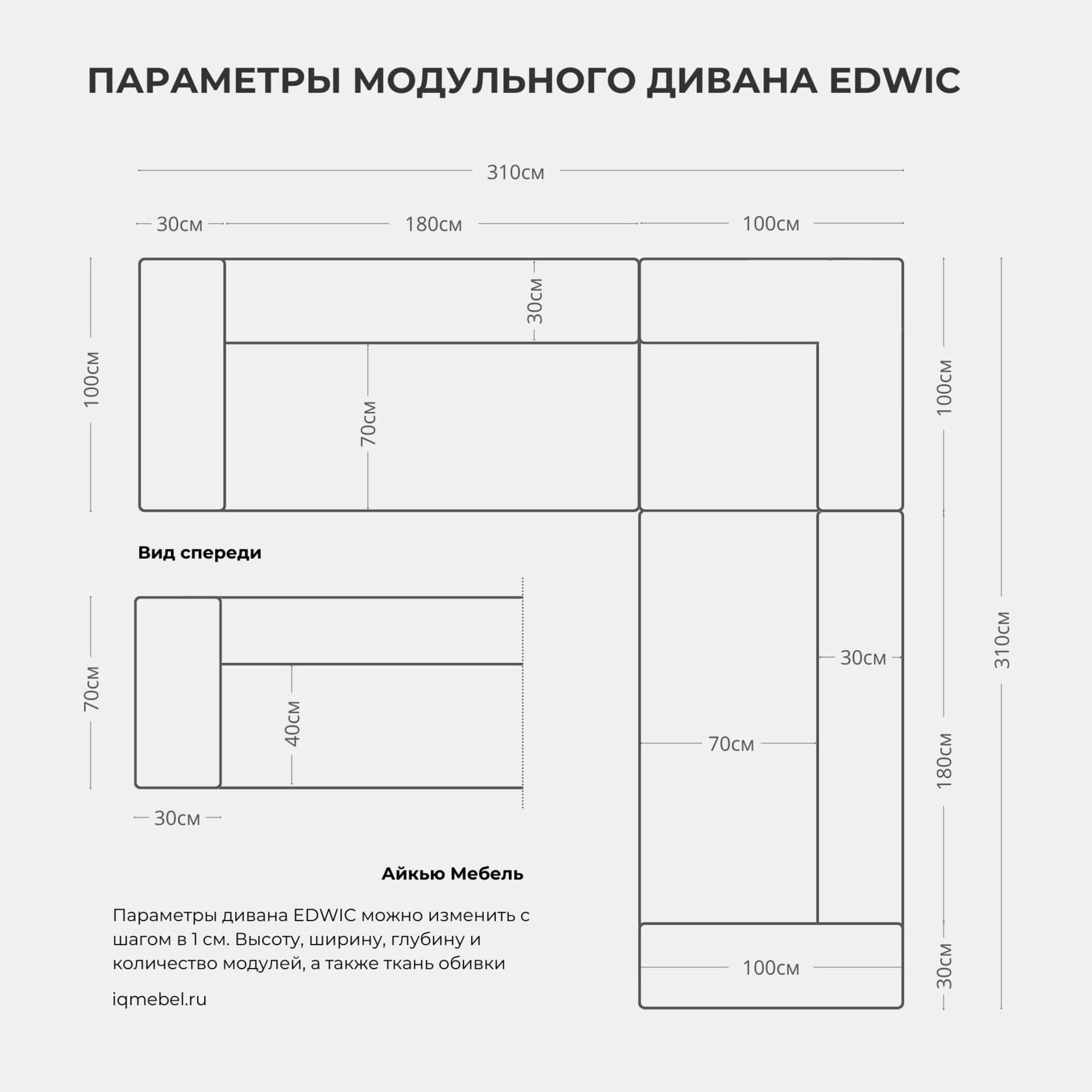 Диван угловой Edwic FOREST превью 7
