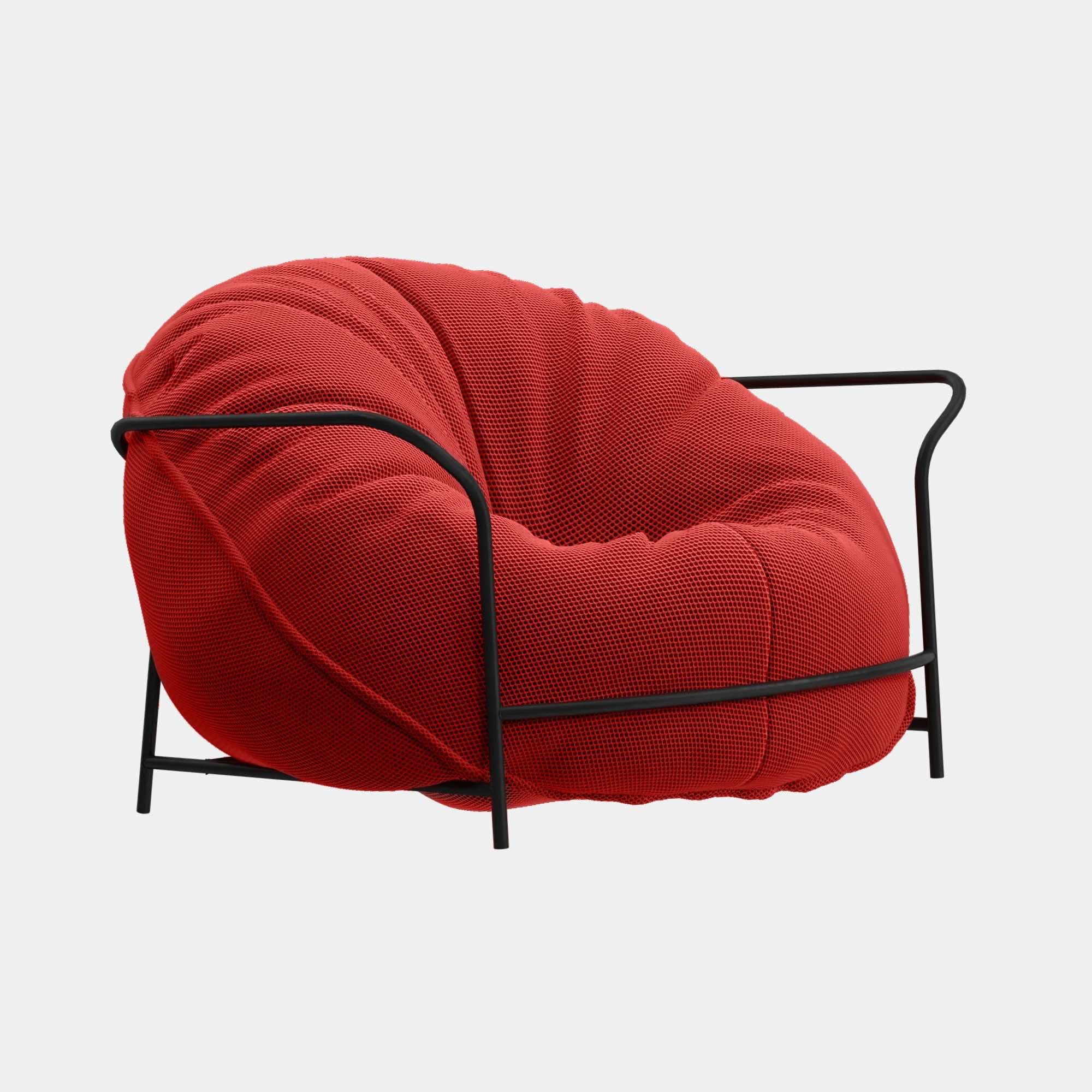 Кресло дизайнерское UNO Красный