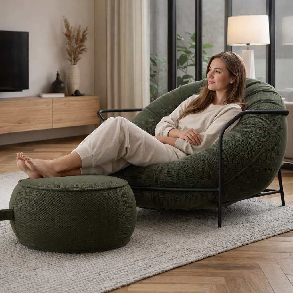 Кресло дизайнерское UNO Хаки превью 3