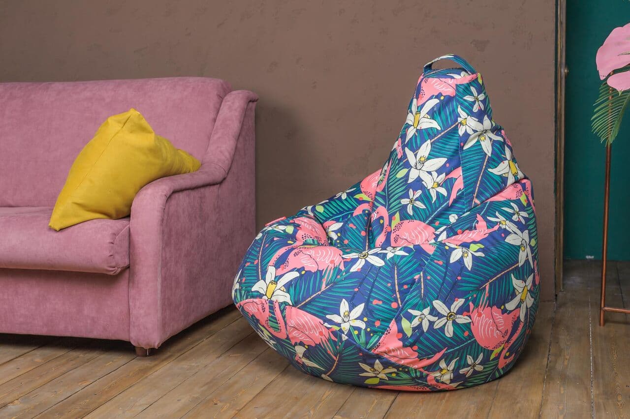 Кресло БинБэг Арстайл, Фламинго превью 5