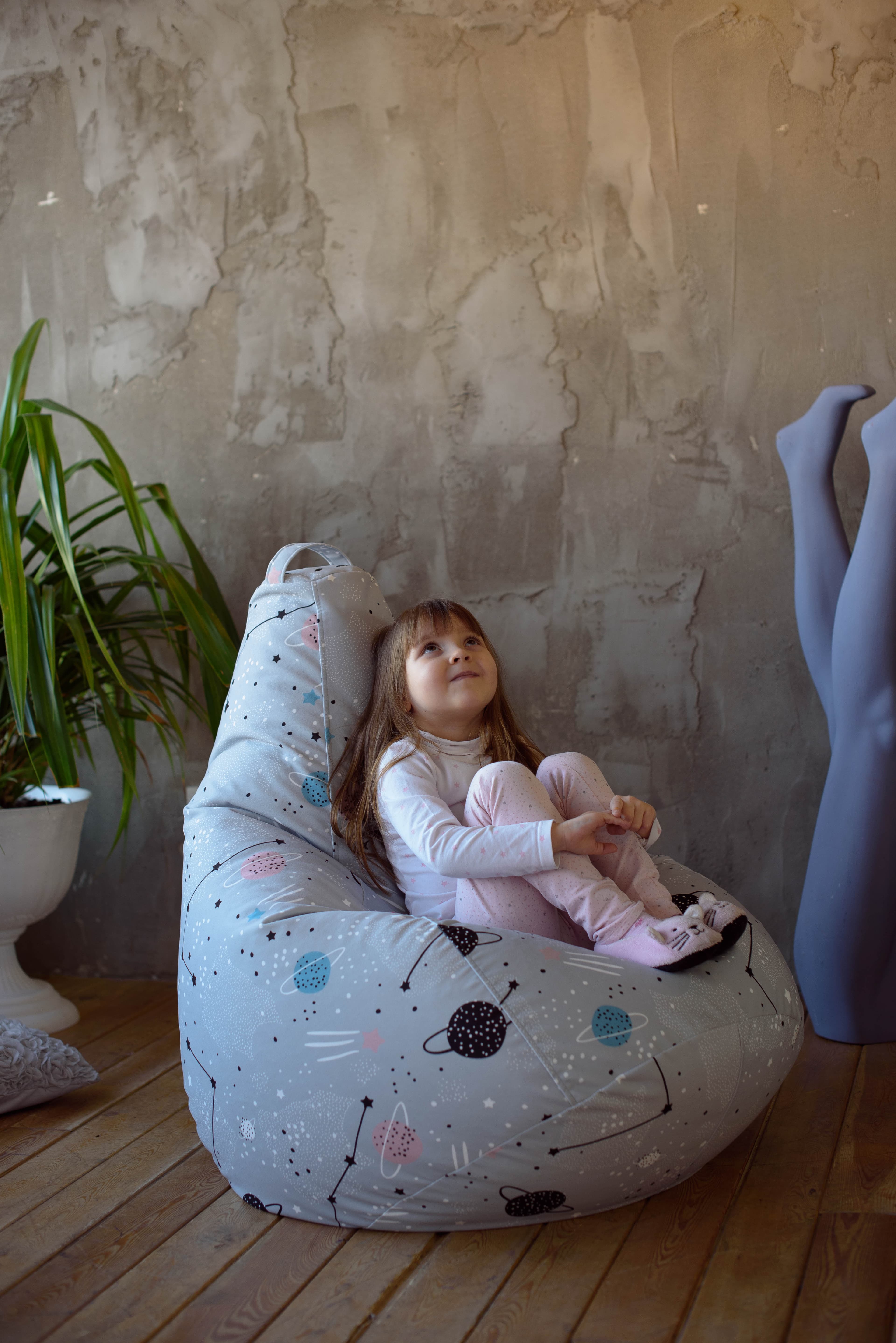 Детское кресло-груша БинБэг Кидс, Космикс превью 5