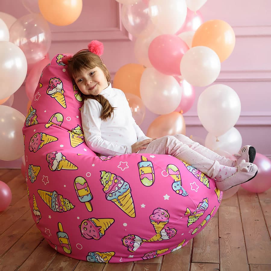 Детское кресло-груша БинБэг Кидс, Мороженка превью 3