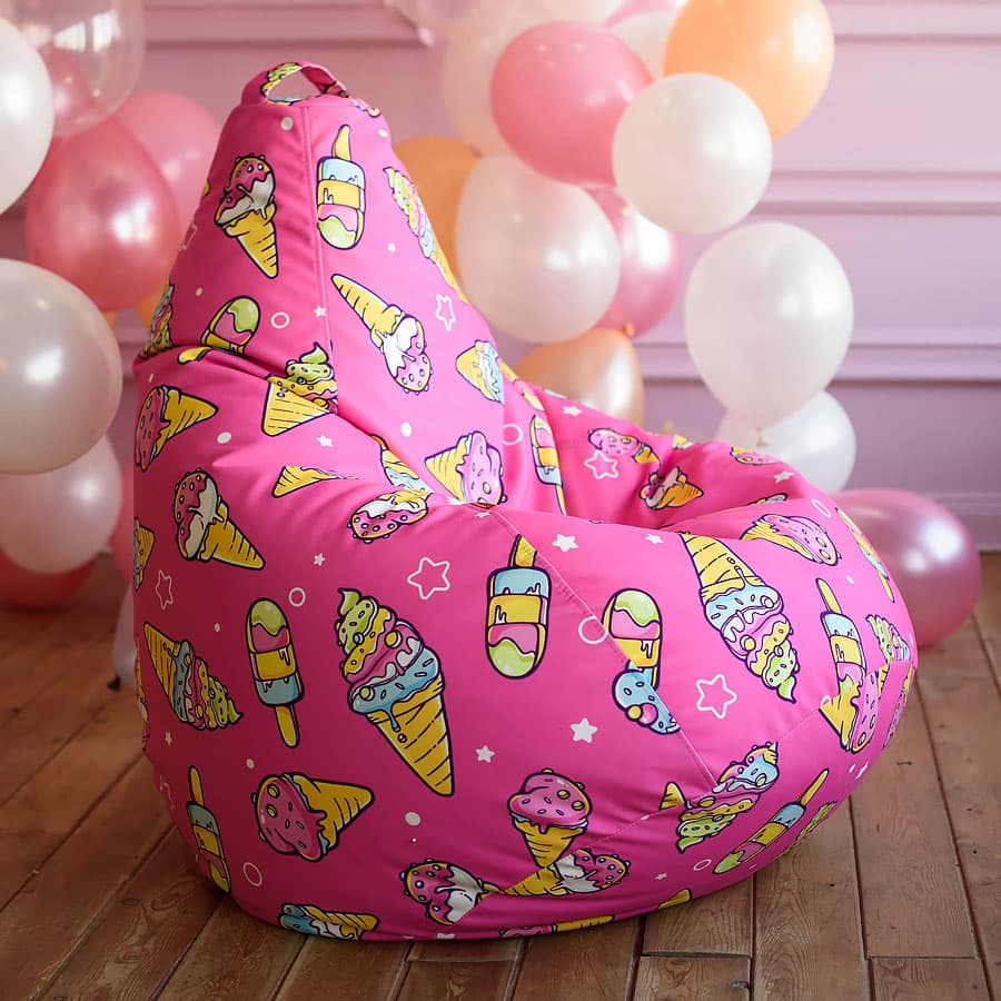 Детское кресло-груша БинБэг Кидс, Мороженка превью 5