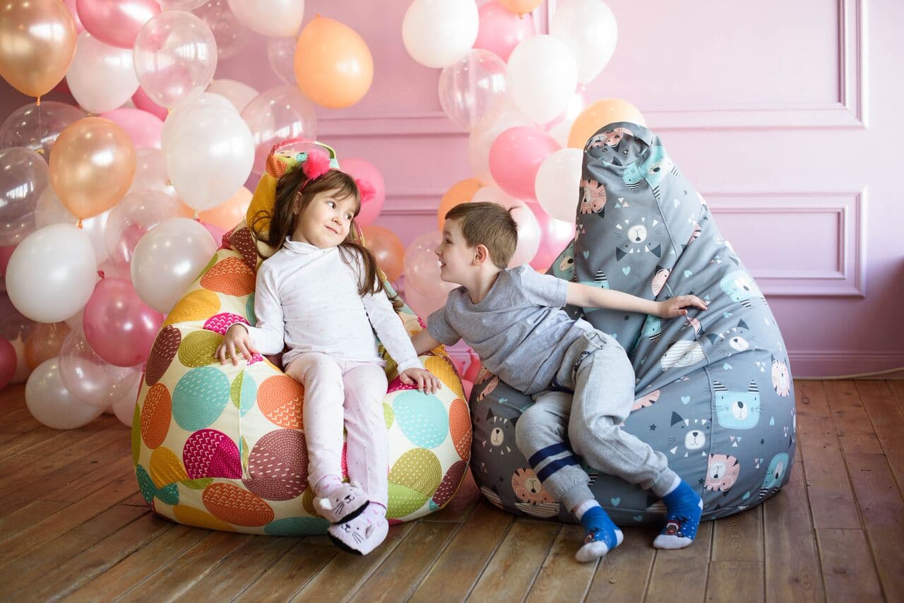 Детское кресло-мешок БинБэг Кидс, Шарики превью 6