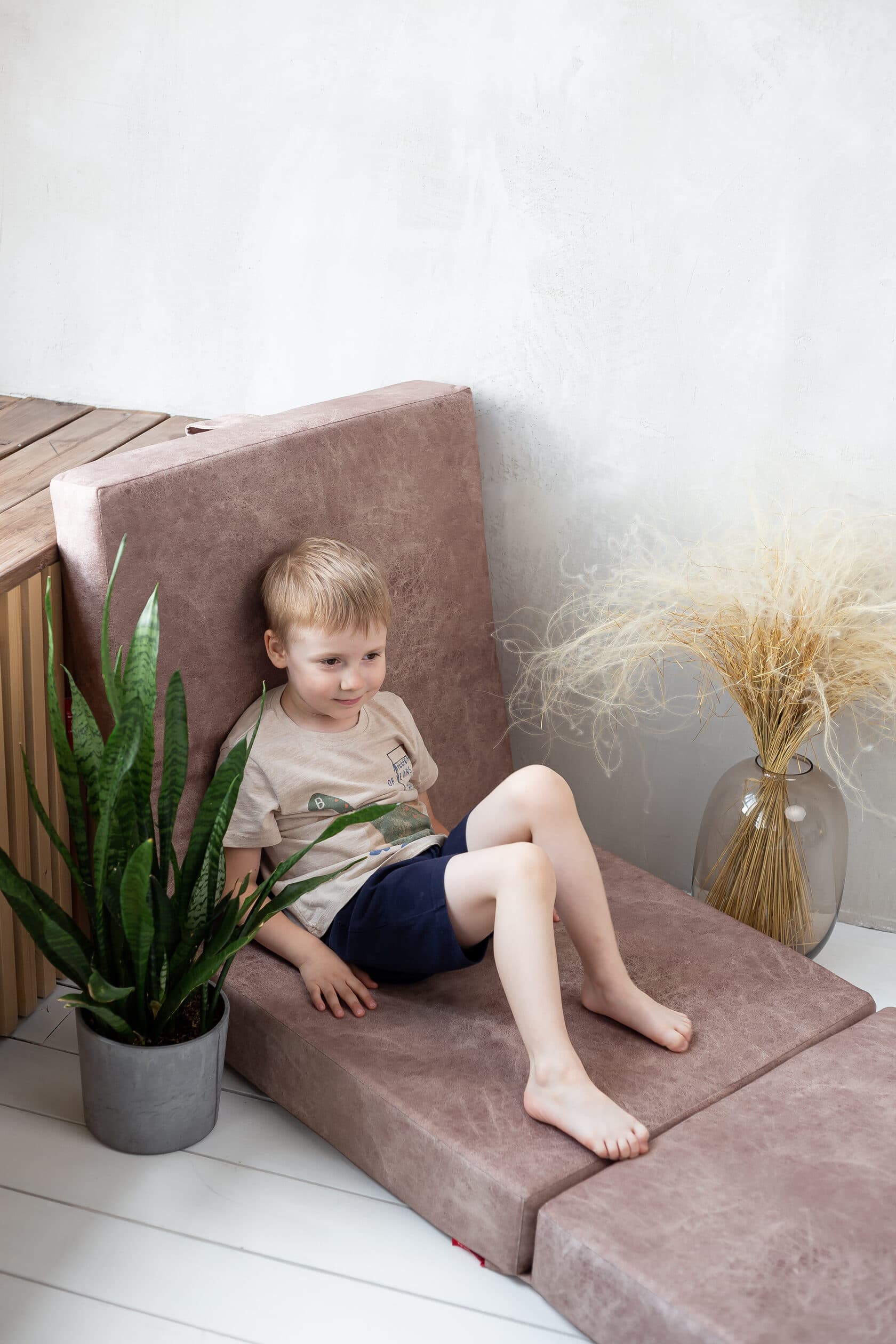 Пуф-кровать LOCO BEIGE превью 6